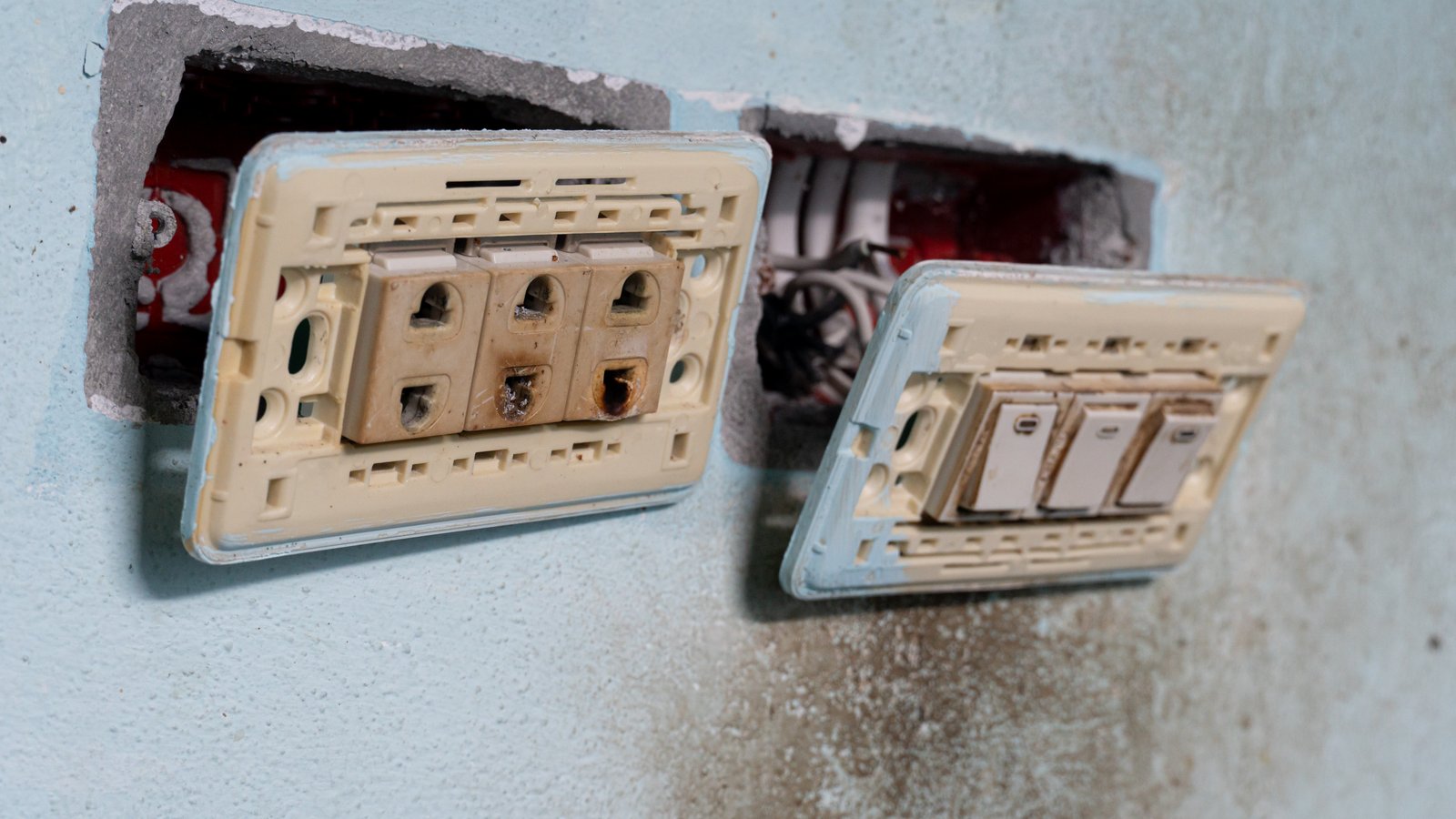 electricista diagnosticando falla eléctrica con multímetro